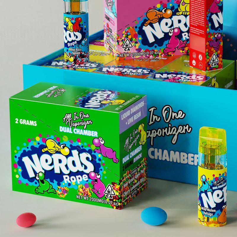 Nerds Rope 2G Dual Chamber Empty All-In-One Disposable